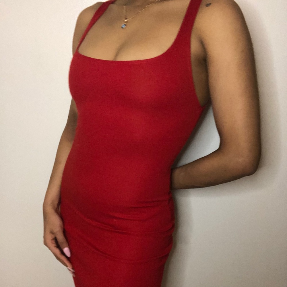 zara bodycon midi dress